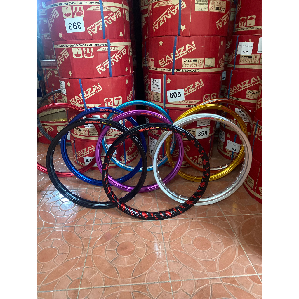 Niềng Nhôm BANZAI 1 Màu 1.4-1.6 17 inch
