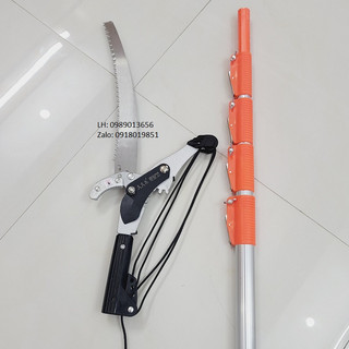 Kéo cắt cành trên cao SK5B 4 ròng rọc nhật bản, cao 5m, 6m, 7m kèm lưỡi cưa