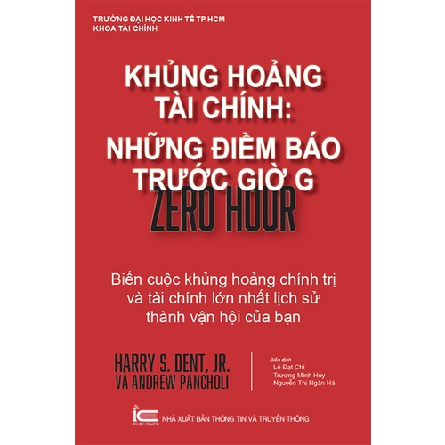 Sách - Khủng Hoảng Tài Chính : Những Điềm Báo Trước Giờ G - Zero Hour (bản đen trắng)