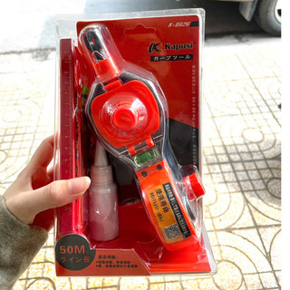 Dụng cụ búng mực 50m kapusi japan kèm hộp mực, bút chì