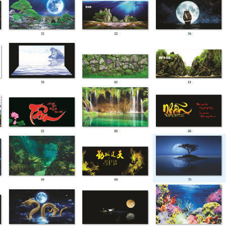 SLAE SỐC - GIẢM GIÁ SỐC - Tranh Hồ Cá Kich Thước 30x20cm_Giao Mẫu Ngẫu Nhiên