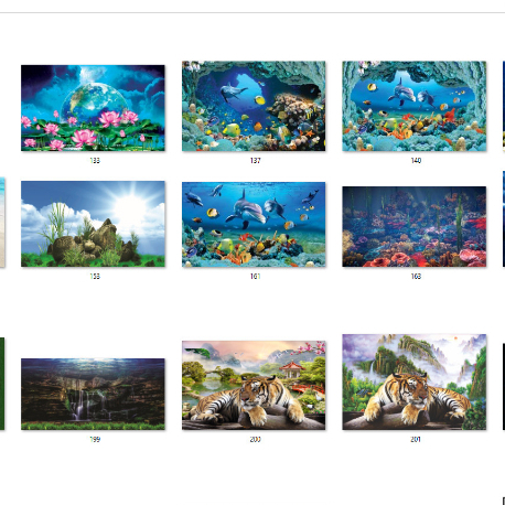 SLAE SỐC - GIẢM GIÁ SỐC - Tranh Hồ Cá Kich Thước 30x20cm_Giao Mẫu Ngẫu Nhiên