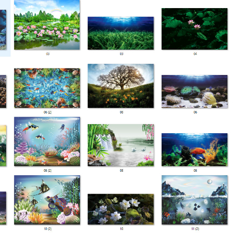 SLAE SỐC - GIẢM GIÁ SỐC - Tranh Hồ Cá Kich Thước 30x20cm_Giao Mẫu Ngẫu Nhiên