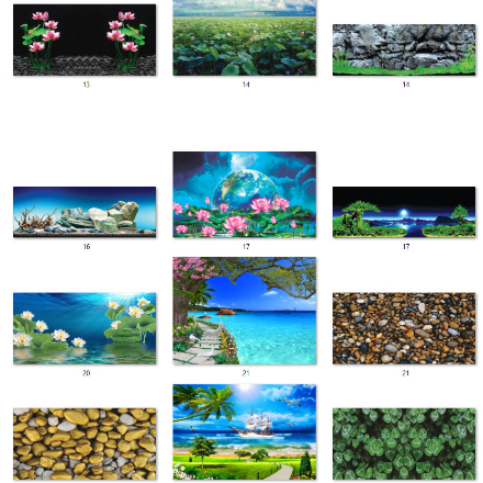 SLAE SỐC - GIẢM GIÁ SỐC - Tranh Hồ Cá Kich Thước 30x20cm_Giao Mẫu Ngẫu Nhiên