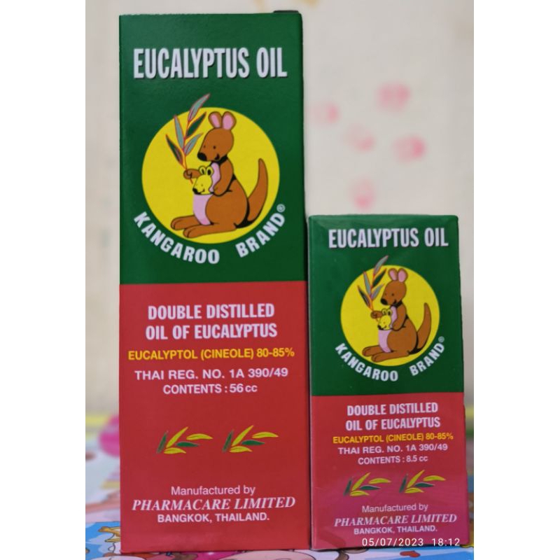 Dầu khuynh diệp Kangaroo Thái Lan ( Set 2 chai Lớn nhỏ)