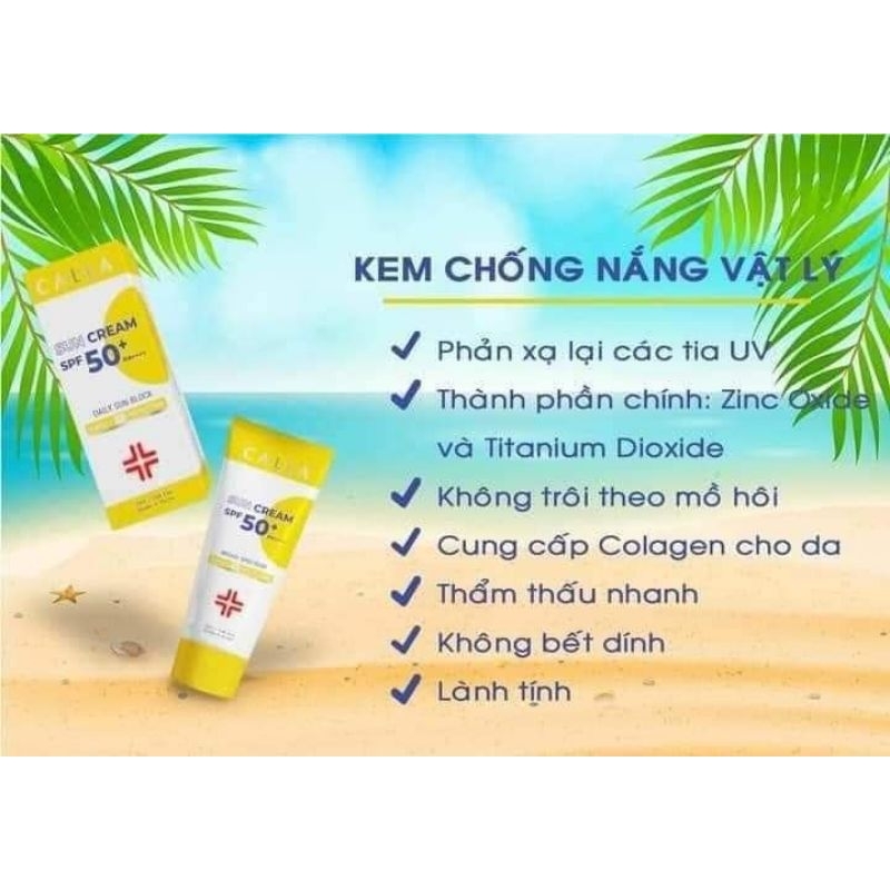 (CHÍNH HÃNG) KEM CHỐNG NẮNG VẬT LÝ COLLAGEN CALLA