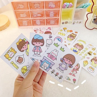Miếng Dán Lẻ 2D Sticker Trang Trí