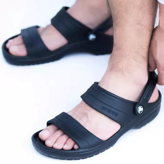 Sandal nhựa đi mưa Clasic Roomy  dành cho nam màu navy  nhẹ, thoáng, k hôi chân