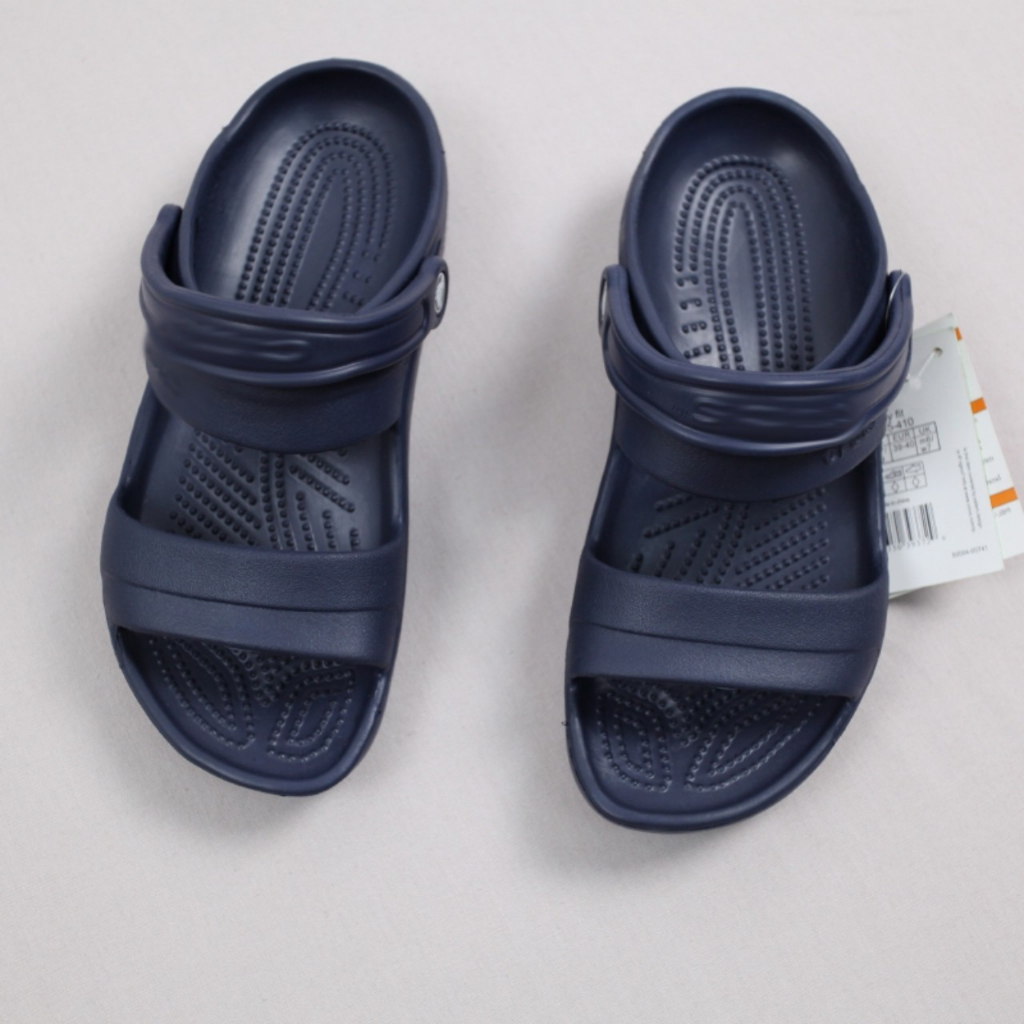 Sandal nhựa đi mưa Clasic Roomy  dành cho nam màu navy  nhẹ, thoáng, k hôi chân