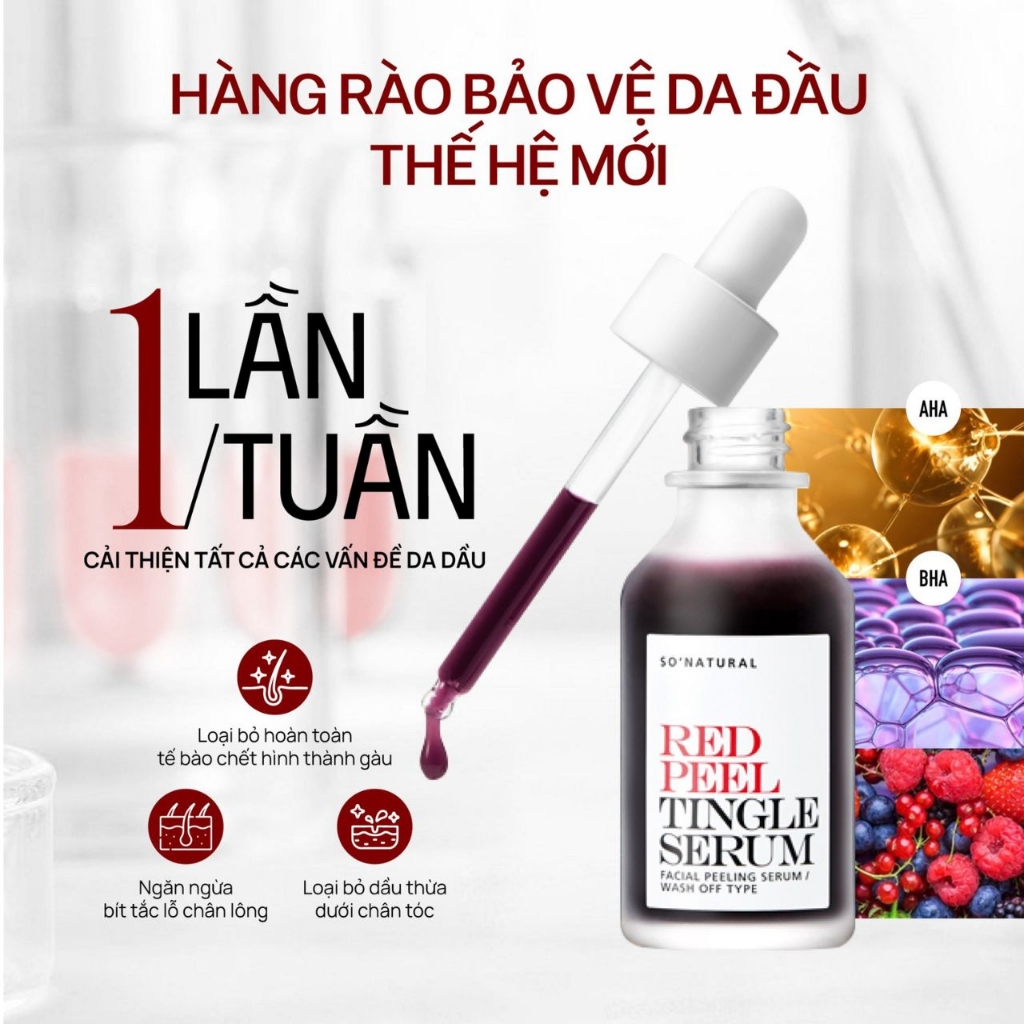 Tinh chất dưỡng trắng da Red Peel White Serum Facial Whitening Serum No Wash 35ml Tặng 01 Serum Red Peel 10ml