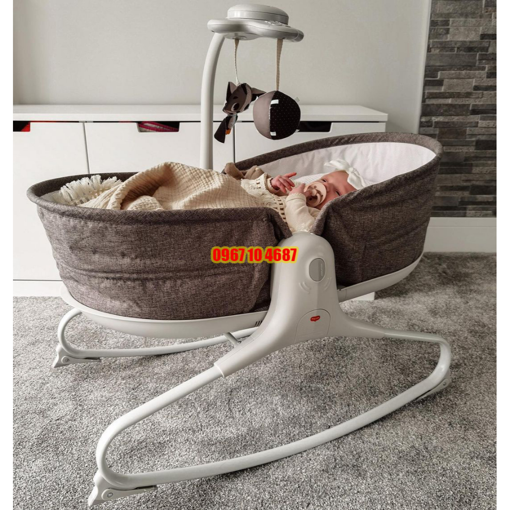 ❤️Nôi rung cho bé từ sơ sinh ngủ ngon giấc Tiny Love Cozy Rocker ghế rung có nhạc ❤️bảo hành 12 tháng chính hãng