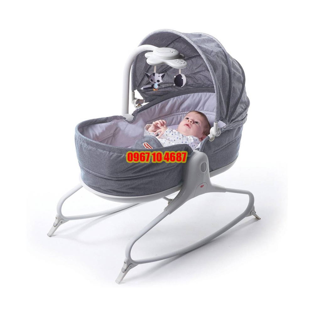 ❤️Nôi rung cho bé từ sơ sinh ngủ ngon giấc Tiny Love Cozy Rocker ghế rung có nhạc ❤️bảo hành 12 tháng chính hãng