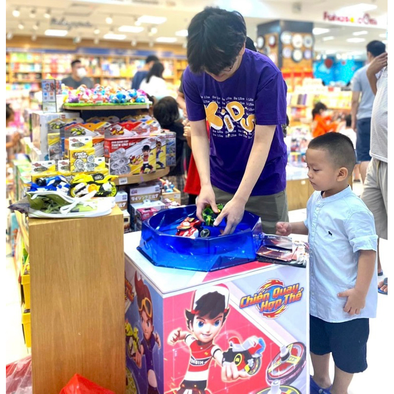 Sàn Đấu Con Quay, Bàn Thi Đấu Chiến Quay Hợp Thể,Mâm Chơi Con Quay,Sàn Đấu Cho Bé