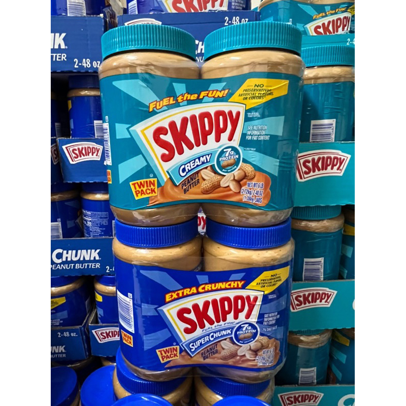 Bơ đậu phộng Skippy Creamy Super Chunk 1,36kg Mỹ