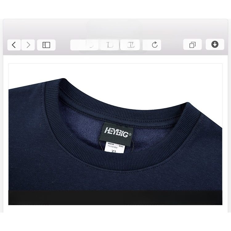 HÀNG CHÍNH HÃNG Áo sweater NELLYHEYBIG unisex,HOODIE dáng rộng hoạ tiết đơn giản mã THYL1273AX.