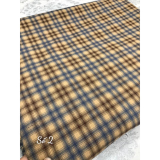 Vải Tuýt Si Kẻ Nhật Cotton