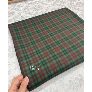 Vải Tuýt Si Kẻ Nhật Cotton
