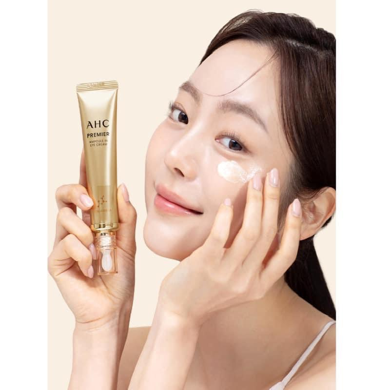 Kem dưỡng mắt AHC Time Rewind Real Eye Cream For Face / AHC Premier Ampoule In Eye Cream Anti-Anging