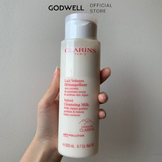 Sữa tẩy trang Clarins Velvet Cleasing Milk 200ml