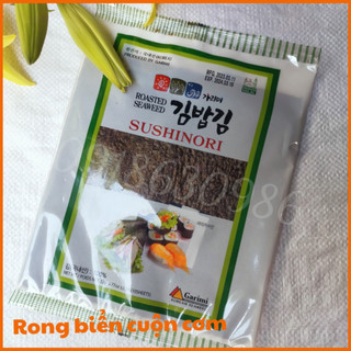 Rong biển cuộn cơm,kimbap hàn quốc garimi gói 10 lá