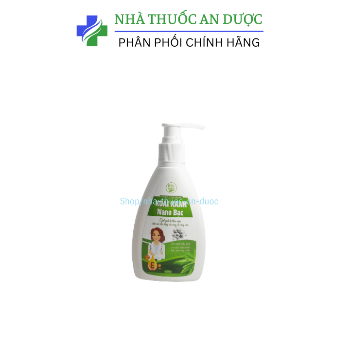 Dung dịch vệ xoài xanh nano bạc, làm sạch, kháng khuẩn, ngăn mùi, hỗ trợ giảm viêm nhiễm phụ khoa – Chai 150ml