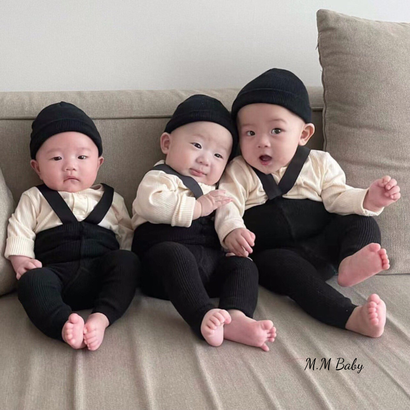 Quần tất yếm dệt kim phiên bản không bàn style Hàn Quốc cho bé QA105 Mimikids