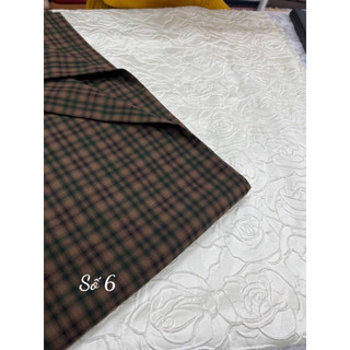 Vải Tuýt Si Kẻ Nhật Cotton