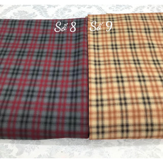 Vải Tuýt Si Kẻ Nhật Cotton