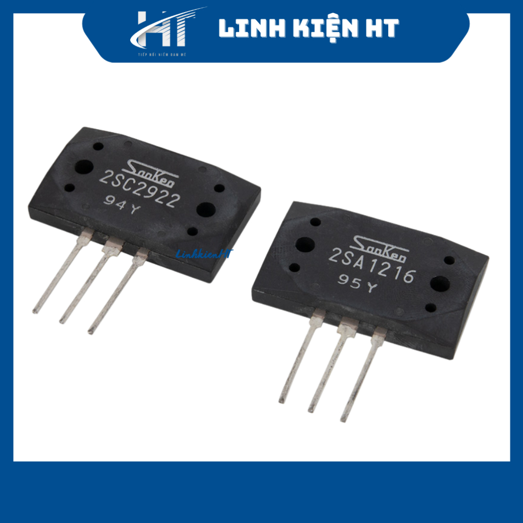Cặp sò Sanken 2SA1216 2SC2922 A1216 C2922 bộ khuếch đại âm thanh tặng miếng lót sò - Linh kiện HT