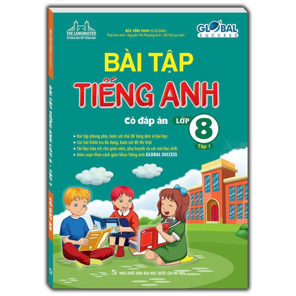 Sách - GLOBAL SUCCESS - Bài tập tiếng anh lớp 8 tập 1 (có đáp án)