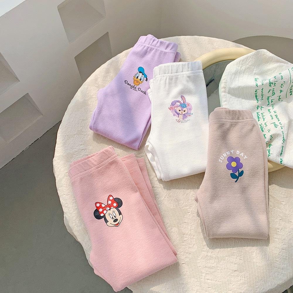 Quần Legging Hoạ Tiết Hoạt Hình Đáng Yêu MD1596 Cho Bé Gái - Jumping Beans Official Store