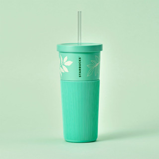 Ly Starbucks Cold Cup 21.5Oz (636ml) SS SILCON SLV N_GRNS LT