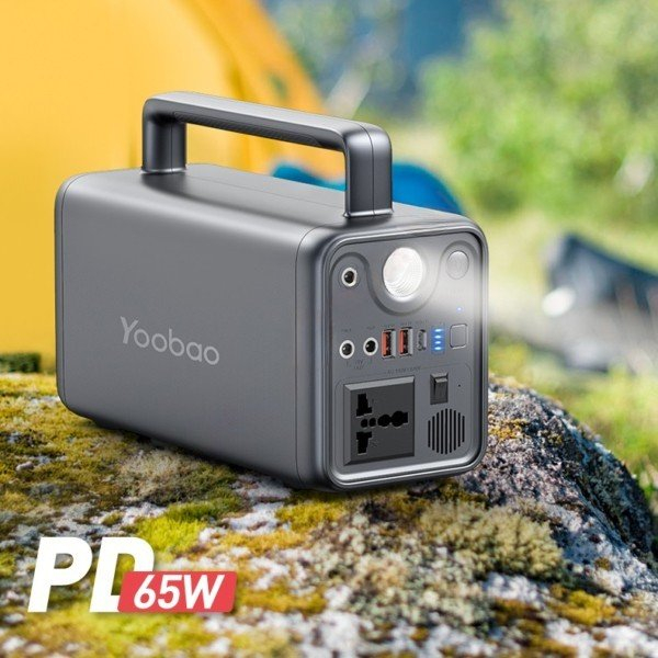 Trạm Sạc Dự Phòng YooBao Dung Lượng 72AH Cổng Điện 220V/300W Tích Hợp Đèn Pin Phù Hợp Đi Du Lịch