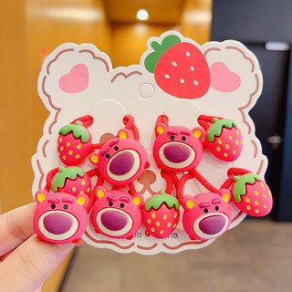 Set 10 dây cột tóc gấu dâu Lotso
