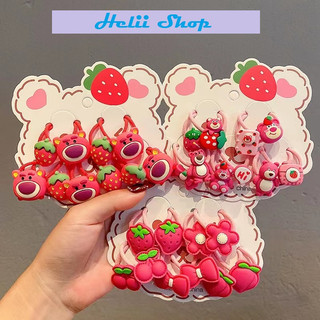 Set 10 dây cột tóc gấu dâu Lotso