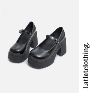 [ CÓ SIZE 34 - BẢN 10CM ] Giày cao gót Barbie Girl đế cao 10cm đế vuông thời trang cực kì cá tính dành cho nữ