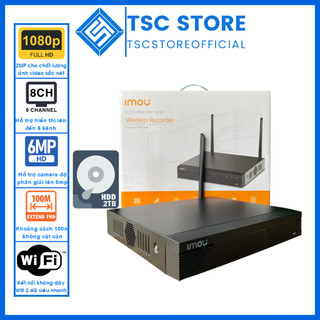 Đầu Ghi Hình Camera IMOU WIFI 4 Kênh NVR1104HS-W-S2 | TSC STORE - tscstoreofficial