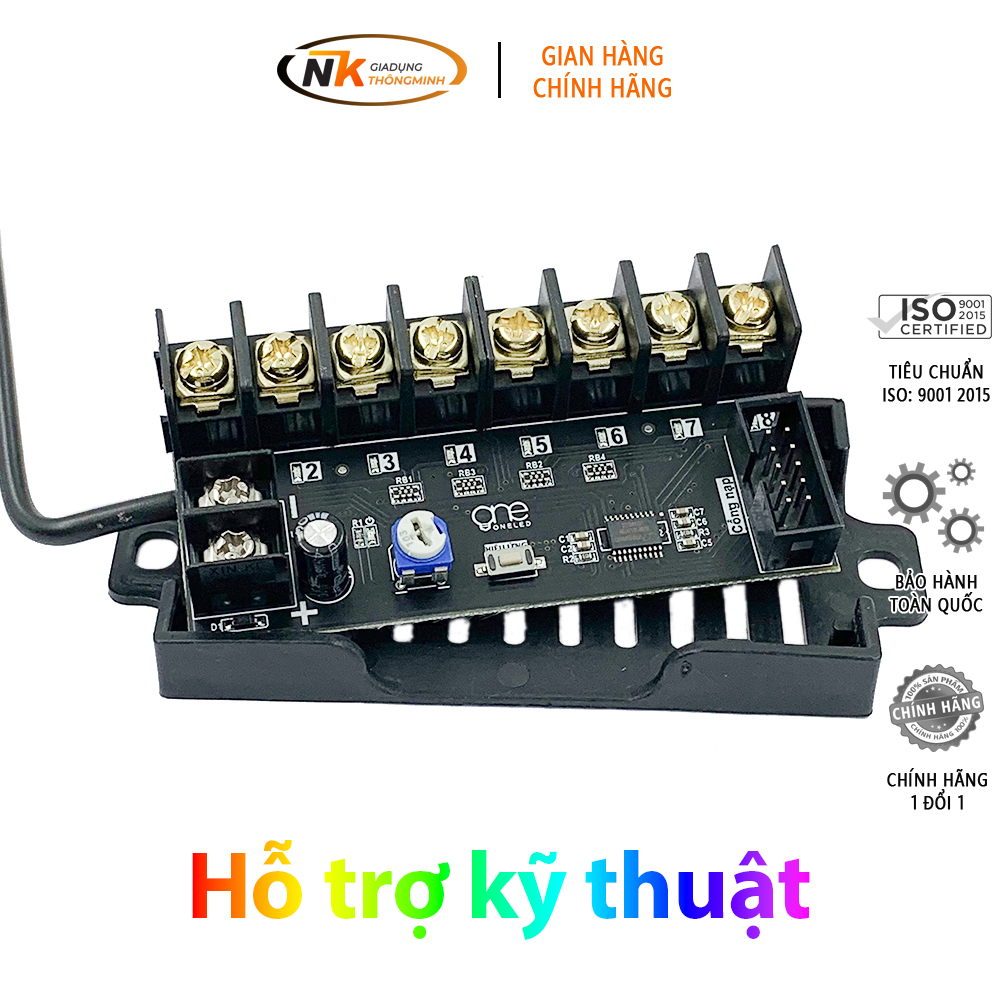 Mạch điều khiển LED vẫy 8 kênh 30A NK V4.4, điều khiển LED liền dây, LED đúc - Chính hãng ONELED [Hỗ trợ nạp hiệu ứng]