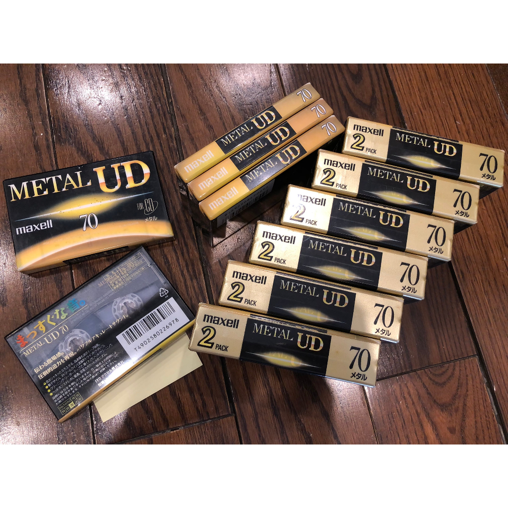 Băng cassette Maxell Metal UD-70 mới nguyên tem (Made in Japan)