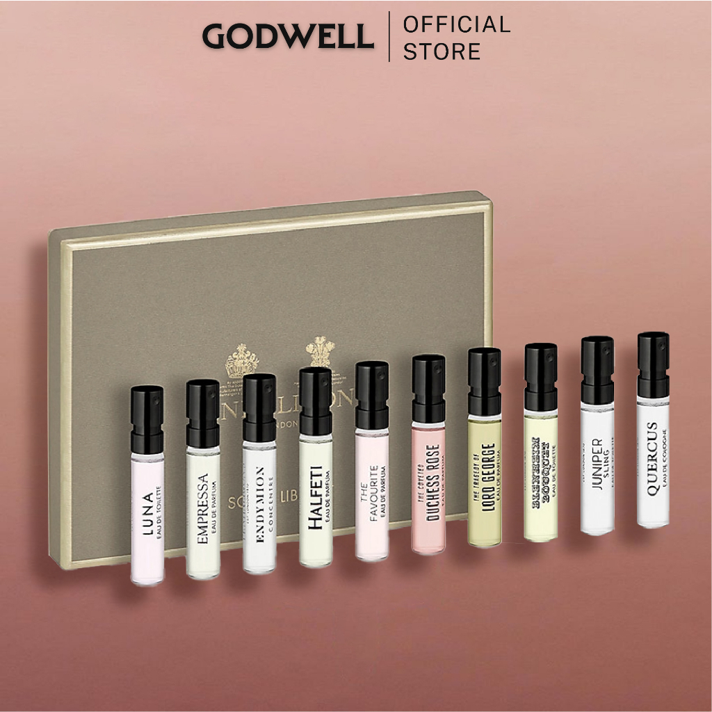 Set Nước hoa PENHALIGON'S BESTSELLER SCENT LIBRARY 10x2ML