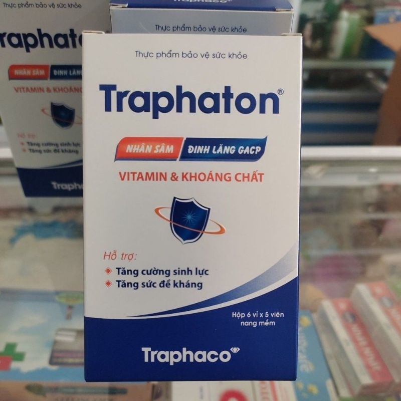 Traphaton bổ sung vitamin và khoáng chất hộp 30 viên