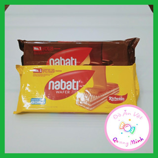  Bánh kem xốp Nabati gói lớn 110g với 2 vị phô mai và sôcôla thơm ngon hấp dẫn đồ ăn vặt hot nhất 