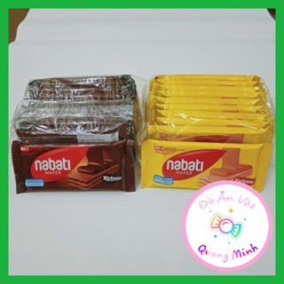 Bịch Bánh kem xốp Nabati gói nhỏ 17g 10 gói với 2 vị phô mai và sôcôla thơm ngon hấp dẫn, đồ ăn vặt hot nhất