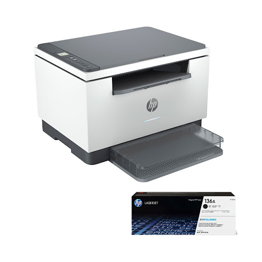 [Mã ELHPPK giảm 15% đơn 500K] Máy In HP LaserJet M211d - 9YF82A & Mực in HP 136A (W1360A)