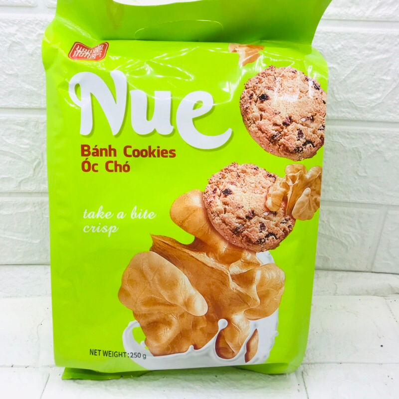 Bánh Nougat NUE GÓI 250G - MatCha - Sữa/ Hạnh Nhân/ Óc Chó/ Hạt điều