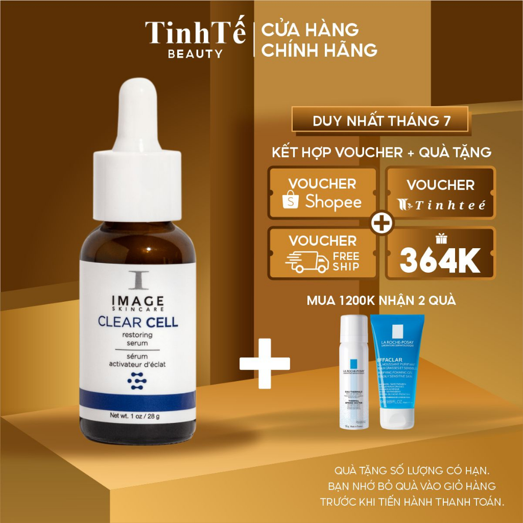 Serum kiểm soát nhờn kháng khuẩn ngăn ngừa mụn Image Skincare CLEARCELL Restoring Serum 28g