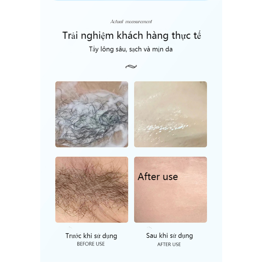 Kem tẩy lông/gell tẩy lông tay chân và kem dưỡng tẩy lông/tẩy lông vùng bikini
