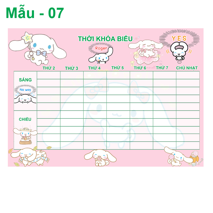 Thời Khóa Biểu Cinnamorol