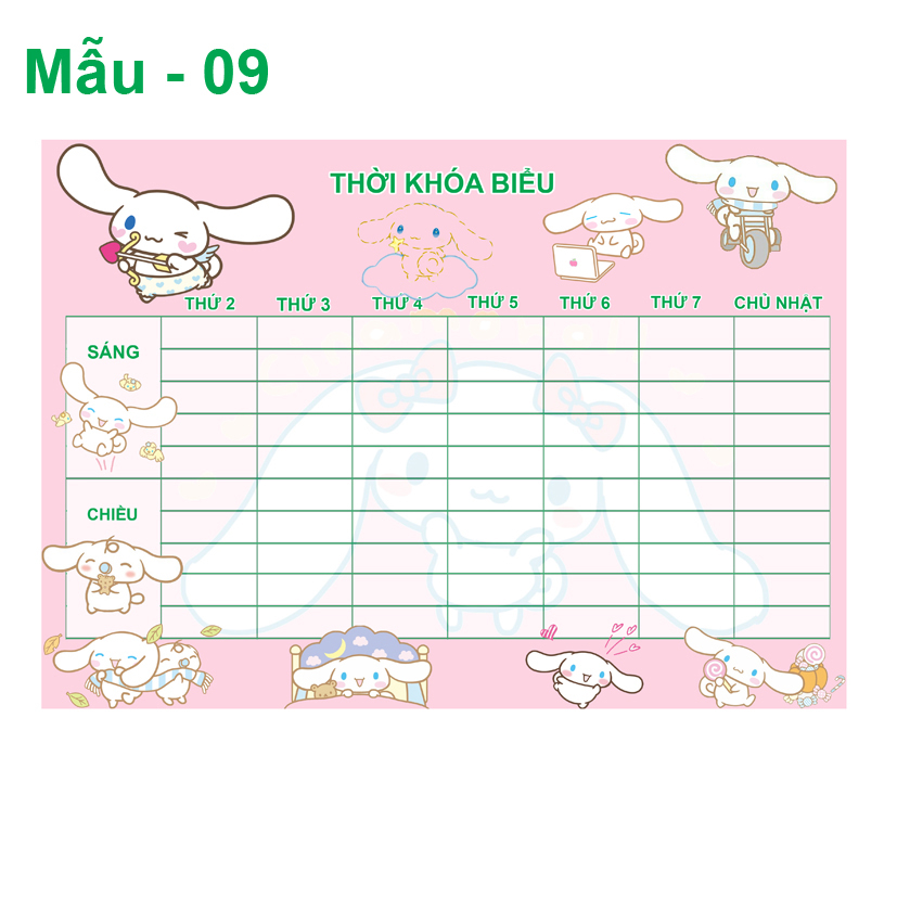 Thời Khóa Biểu Cinnamorol