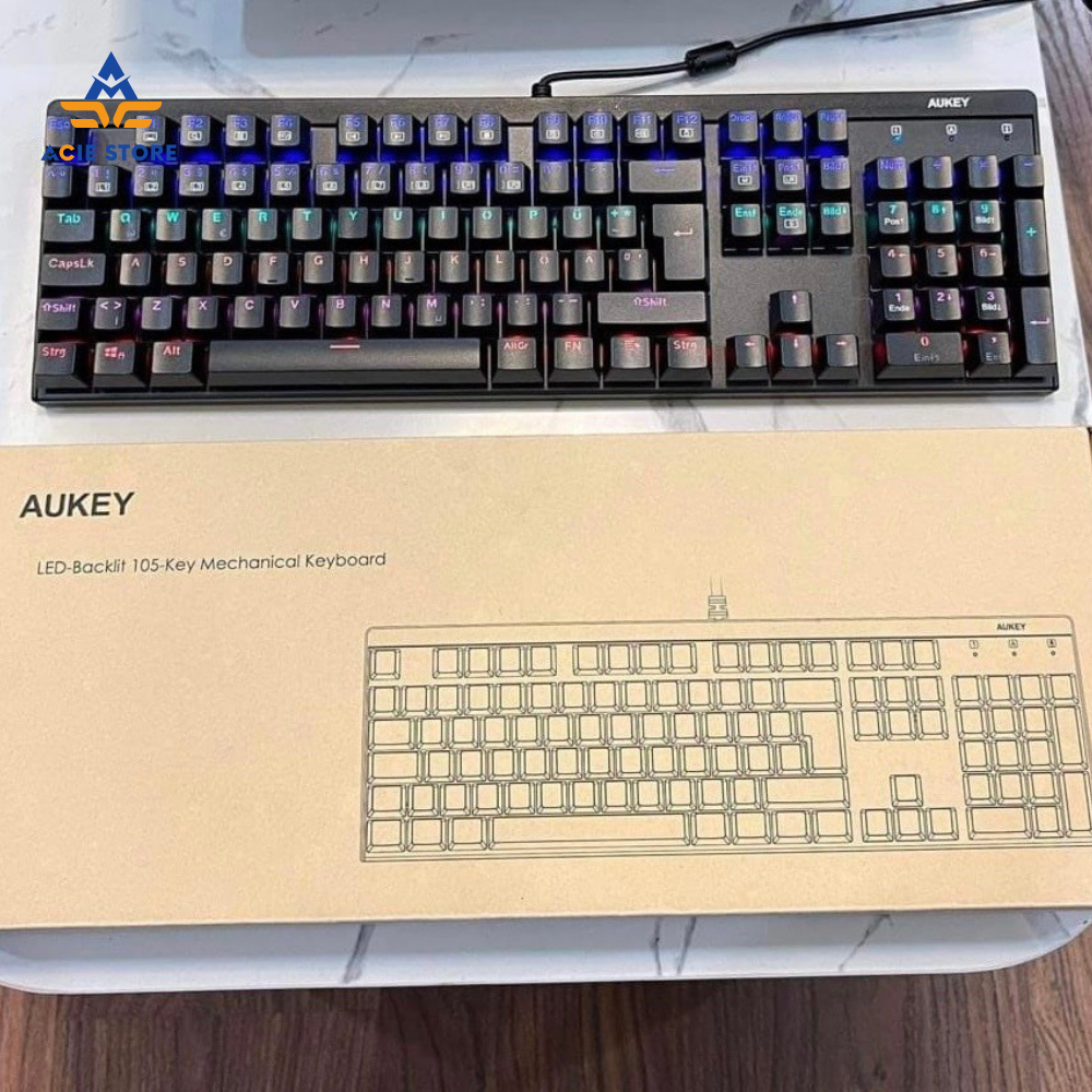 Bàn Phím Cơ Aukey KM-G6 LED RGB Chính Hãng ACIE STORE